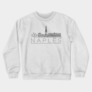 Naples Minimal Skyline Crewneck Sweatshirt